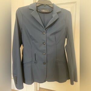 Oscar & Gabrielle / Freejump Size Small Navy Equestrian Show Coat - Needs Repair